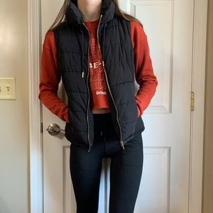 CK Black Puffer Vest